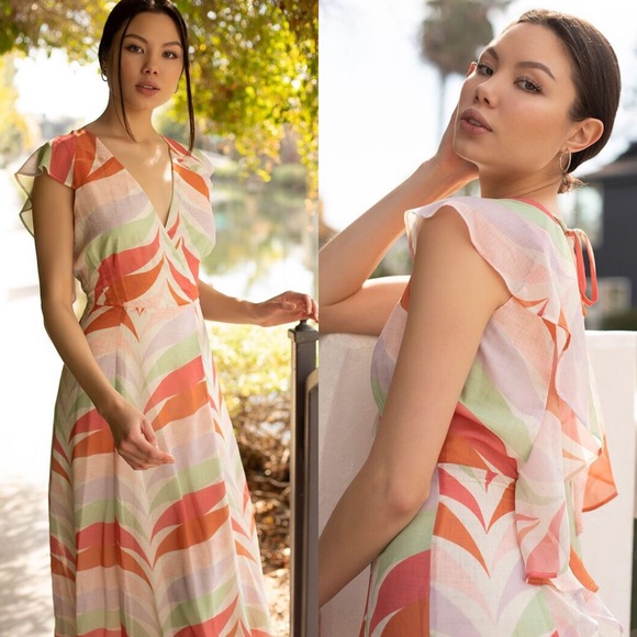 ModCloth X Hutch Summery Day Open Back Maxi Dress - Picture 3 of 9